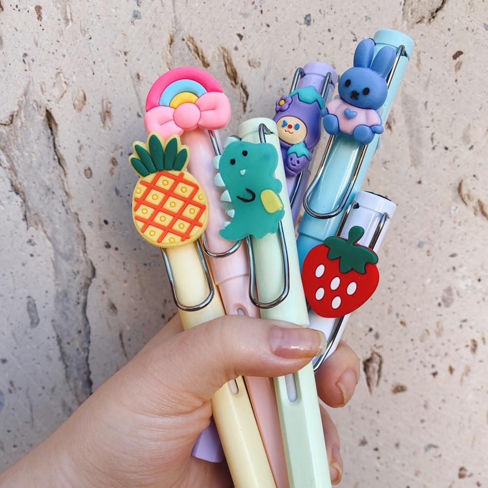 NWT -SET CUTE PENCIL - INFINITE PENCIL - COLORFUL PASTEL COLOR - 6 PCS -
